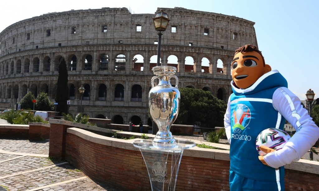 UEFA Euro 2020 Trophy Tour in Rome