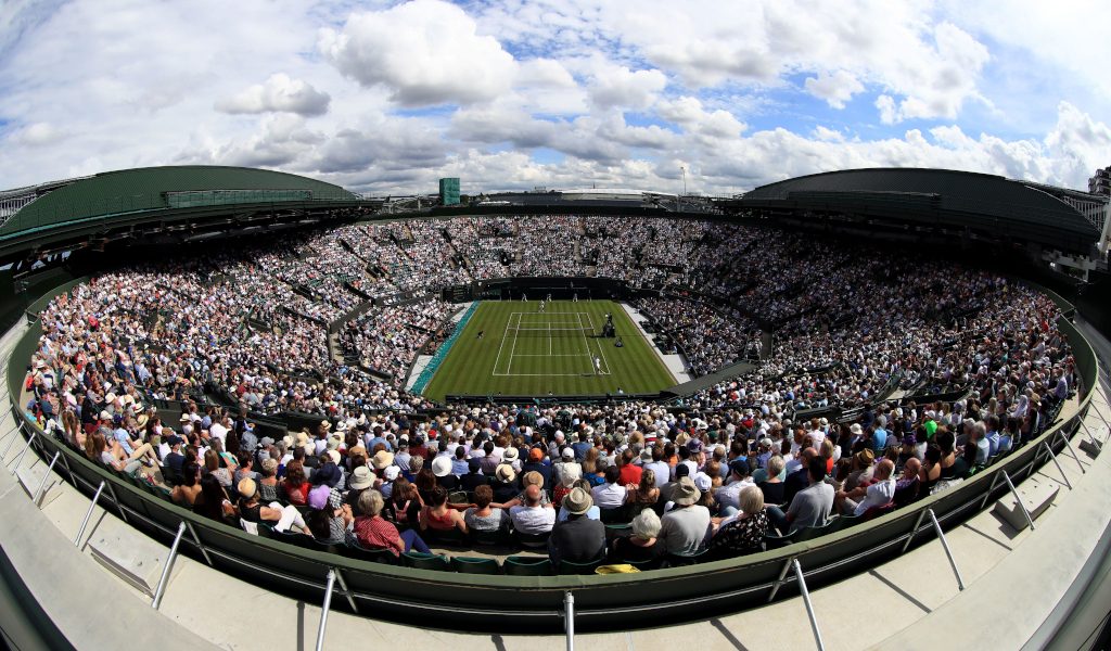 File photo dated 03-07-2017 of a general view of Court One as Rafael Nadal plays John Millman on day one of the Wimbledon Championships at The All England Lawn Tennis and Croquet Club, Wimbledon.