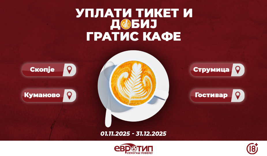 gratis kafe evrotip promocija