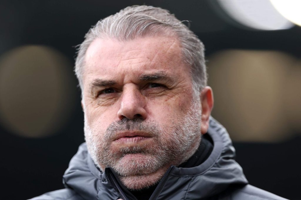 Ange Postecoglou frustrated