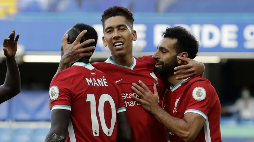 Trio of Sadio Mane, Roberto Firmino and Mohamed Salah