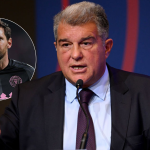 Лапорта — „Враќањето на Меси во Барса како играч не е реалистично“