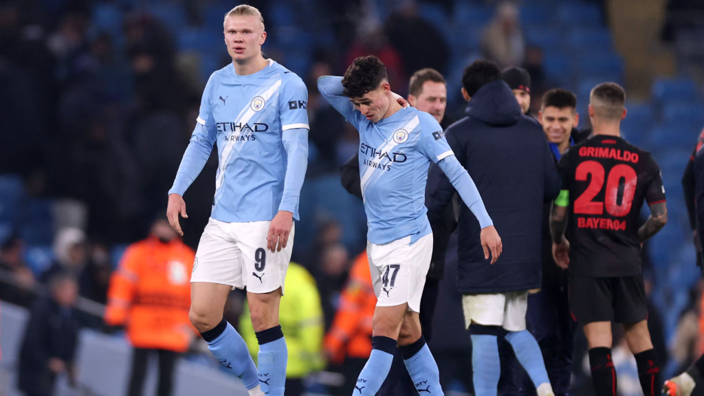 Erling Haaland and Phil Foden vs Leverkusen