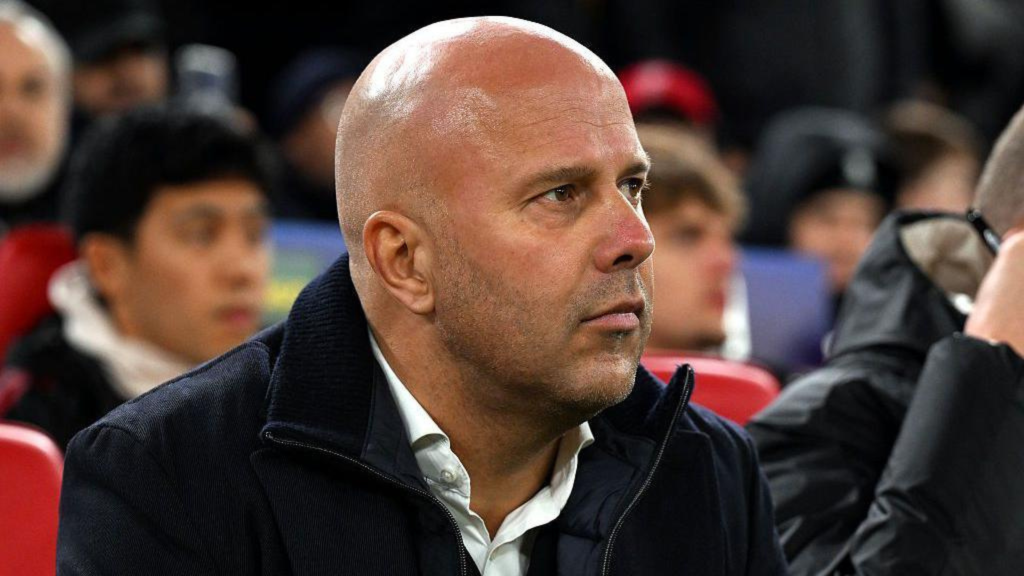 Frontview of Arne Slot as Liverpool manager