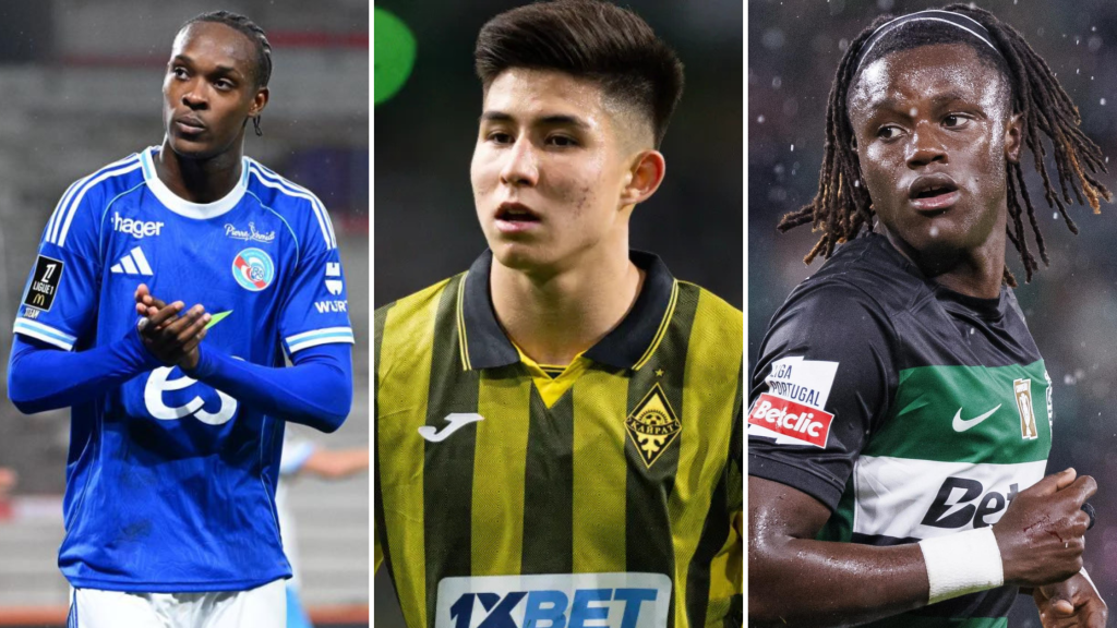 Emanuel Emegha, Dastan Satpaev and Geovany Quenda