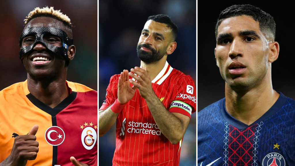 Osimhen, Salah and Hakimi