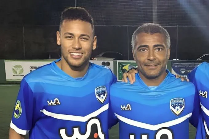 Neymar and Romario