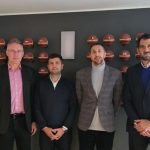 Потпретседателот Ѓуроски и генералниот секретар Стојчевски на работен состанок во ФИБА Европа