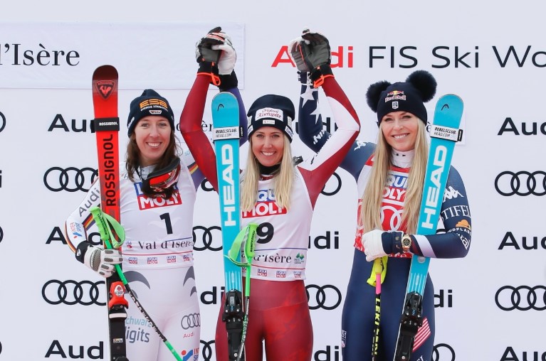 Корнелија Хутер победи на спустот во Вал д’Изер