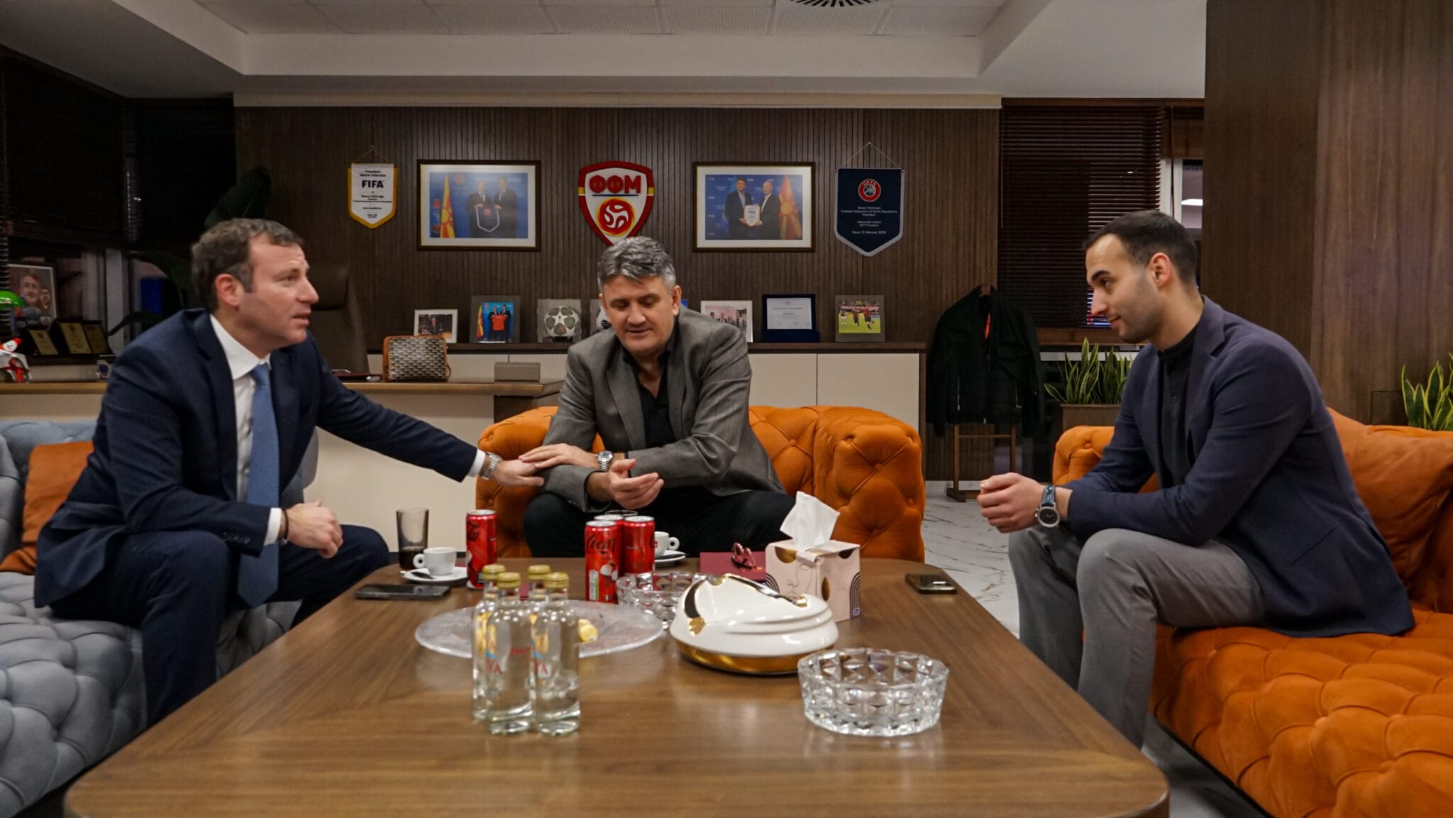 Елкан Мамедов го пофали прогресот на ФФМ и Омерагиќ