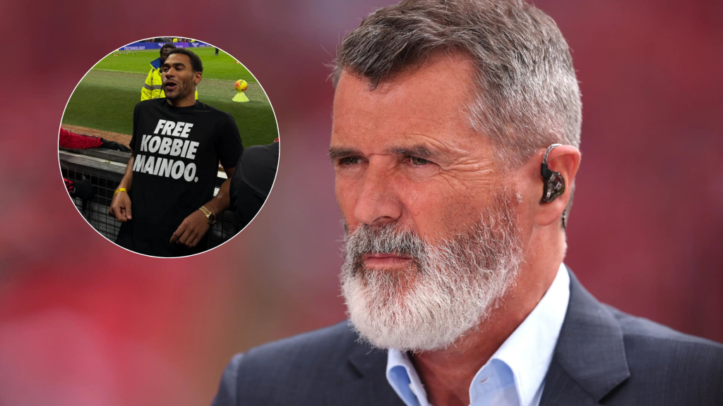 Roy Keane angry reaction to "Free Kobbie Mainoo"