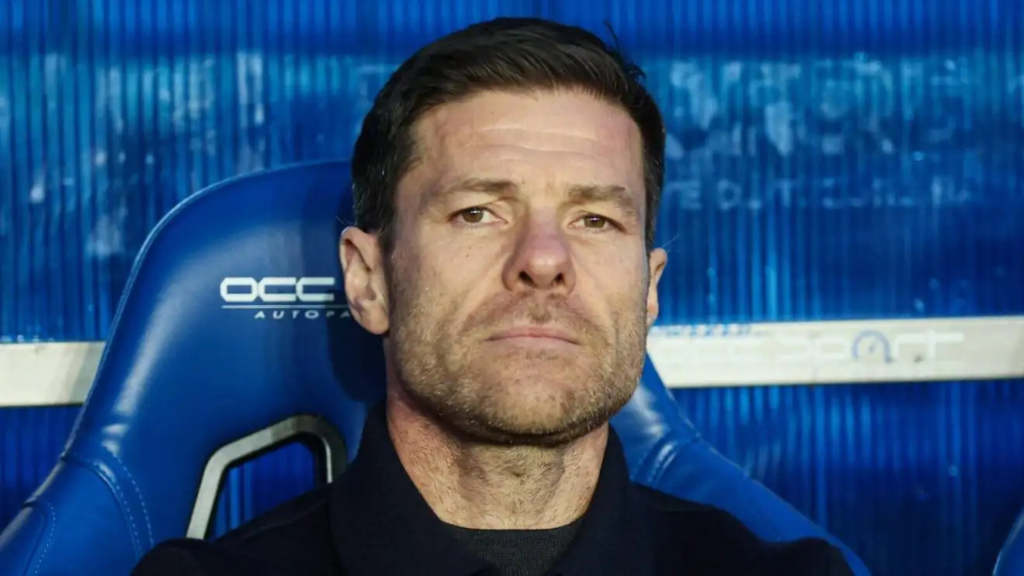 Frontview of Xabi Alonso as coach of Real Madrid