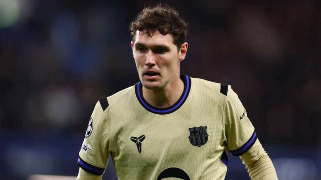 Andreas Christensen playing for Barcelona