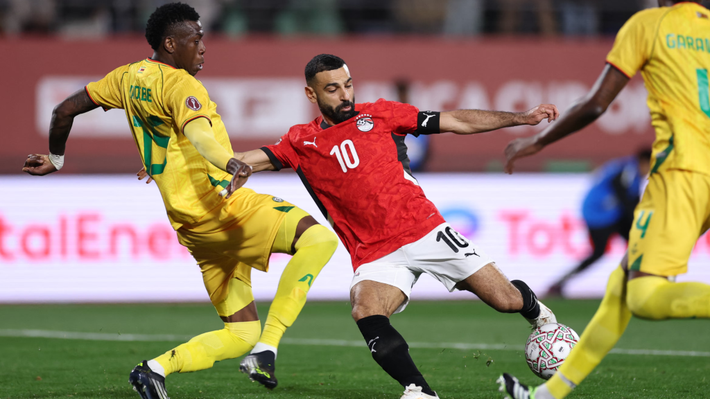 Mohamed Salah scores against Zimbabwe