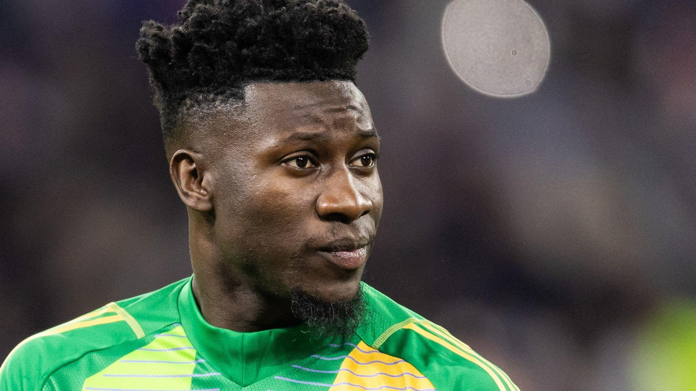Sideview of Andre Onana