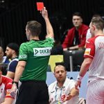 Вардарецот Јанковски казнет со два меча по црвениот картон со Унгарија