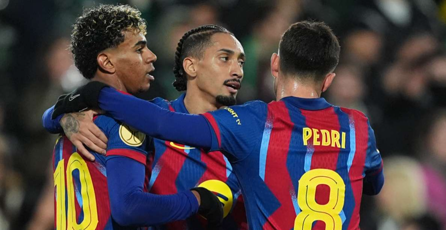 Барса со мака го исфрли Расинг Сантандер од Купот на Кралот