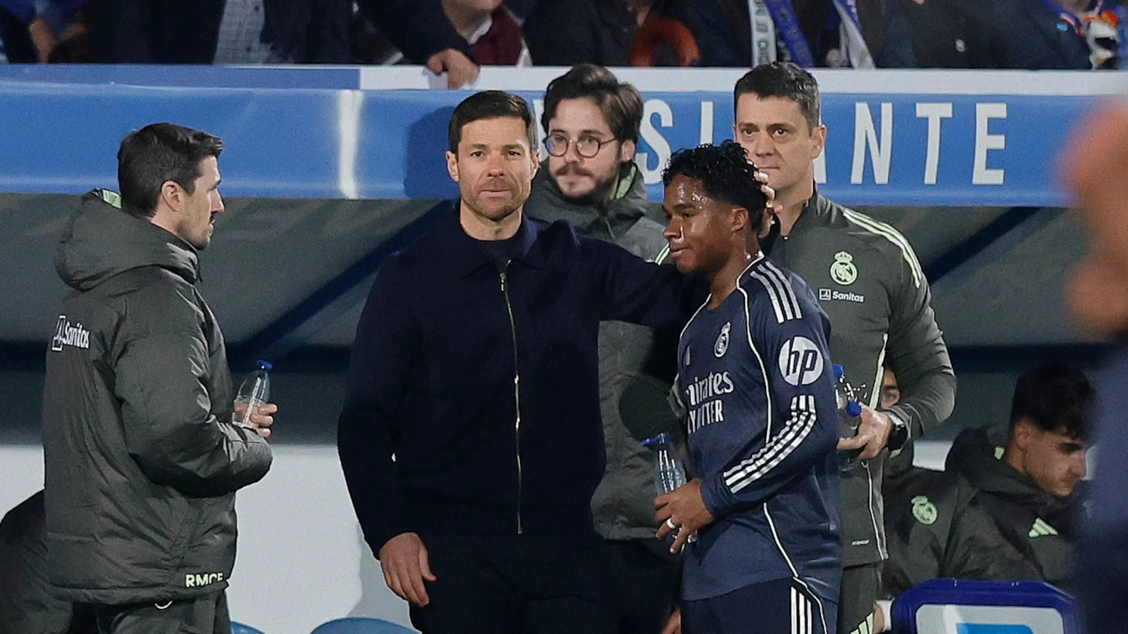 Xabi Alonso and Endrick at Real Madrid