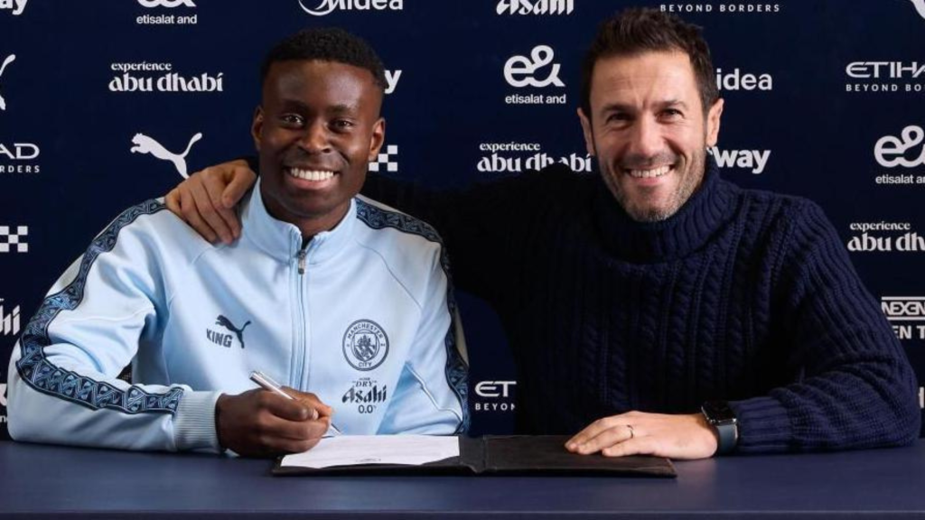 Marc Guehi officially signs for Manchester City