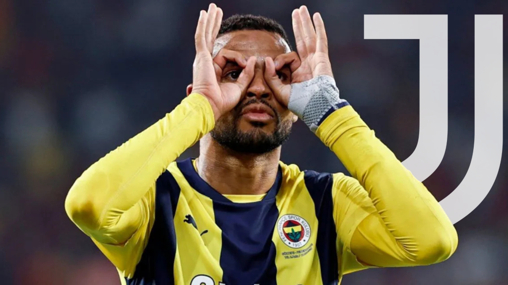 Јусеф Ен-Несири и логото на Јувентус