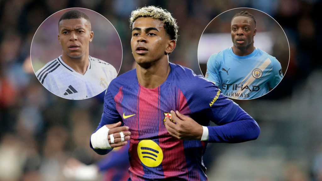 Ламин Јамал, Килијан Мбапе и Жереми Доку