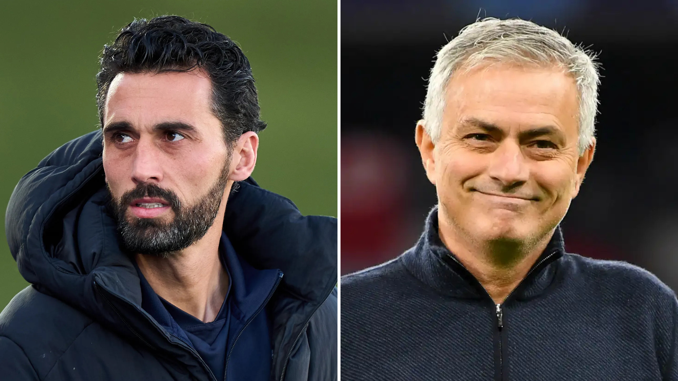 Менаџерот на Реал Мадрид, Алваро Арбелоа и менаџерот на Бенфика, Жозе Мурињо