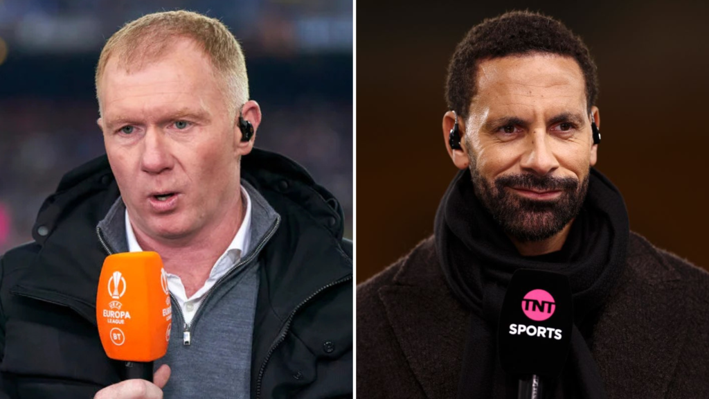 Пол Сколс и Рио Фердинанд