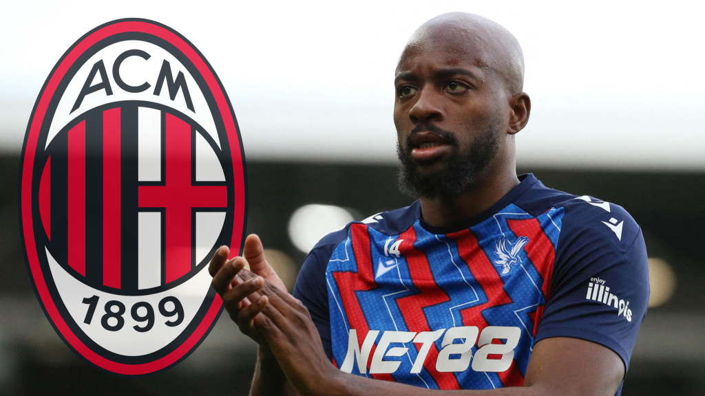 Играчот на Кристал Палас, Жан-Филип Матета и логото на Милан