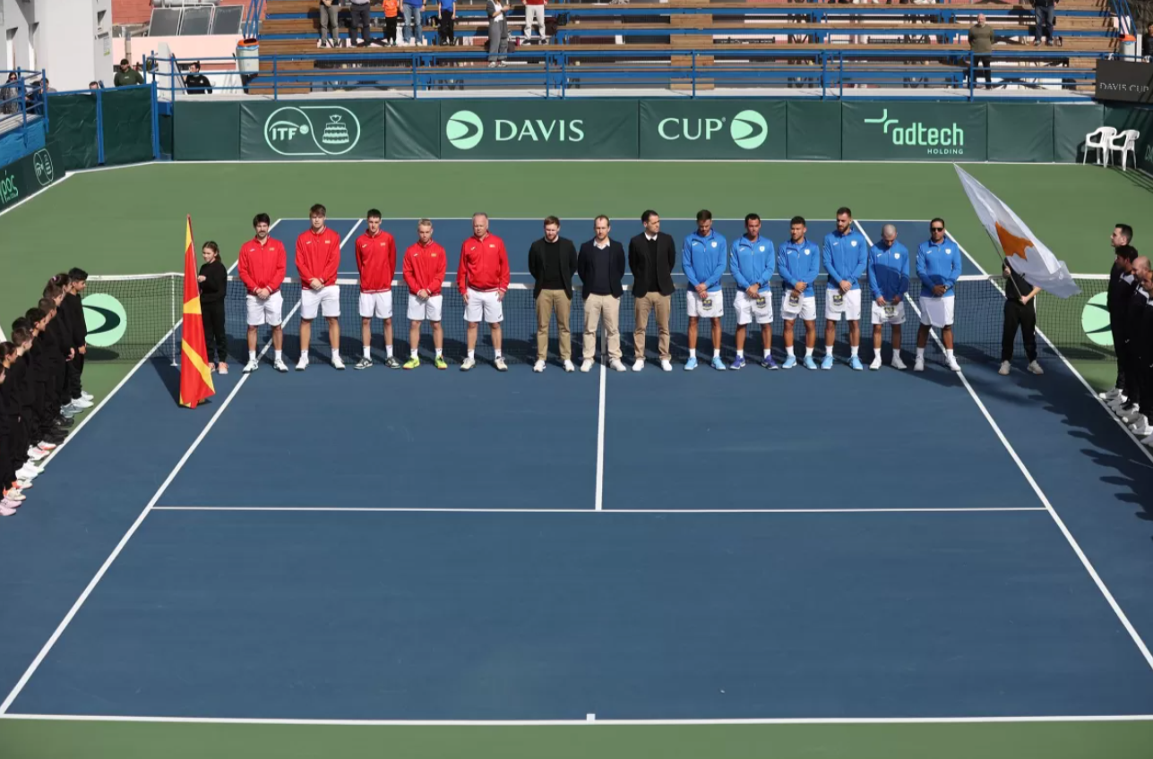 Македонската Дејвис Куп репрезентација пред елиминација од Кипар