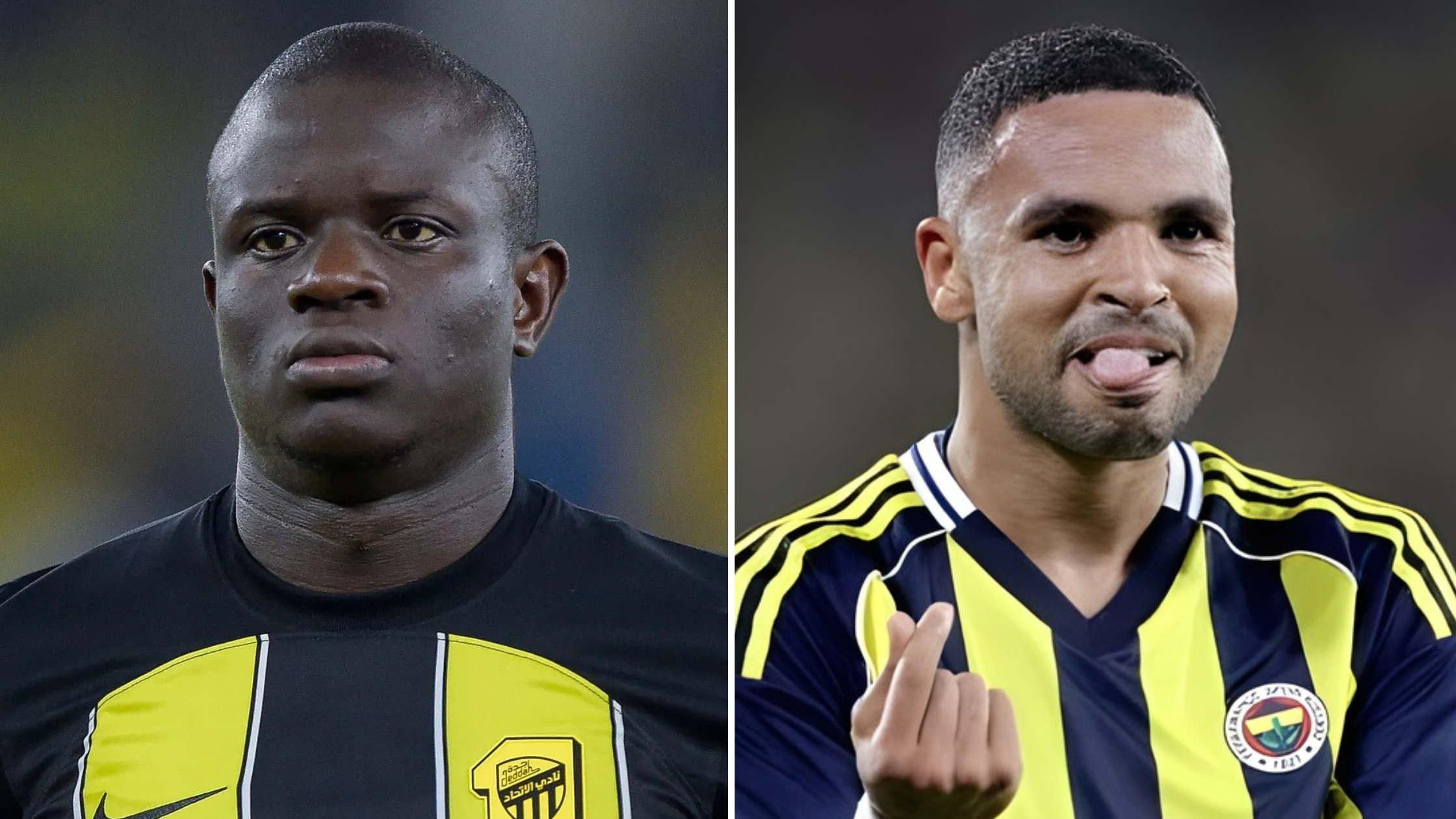 Играчот на Ал-Итихад, Нголо Канте, и играчот на Фенербахче, Јусер Ен Несири