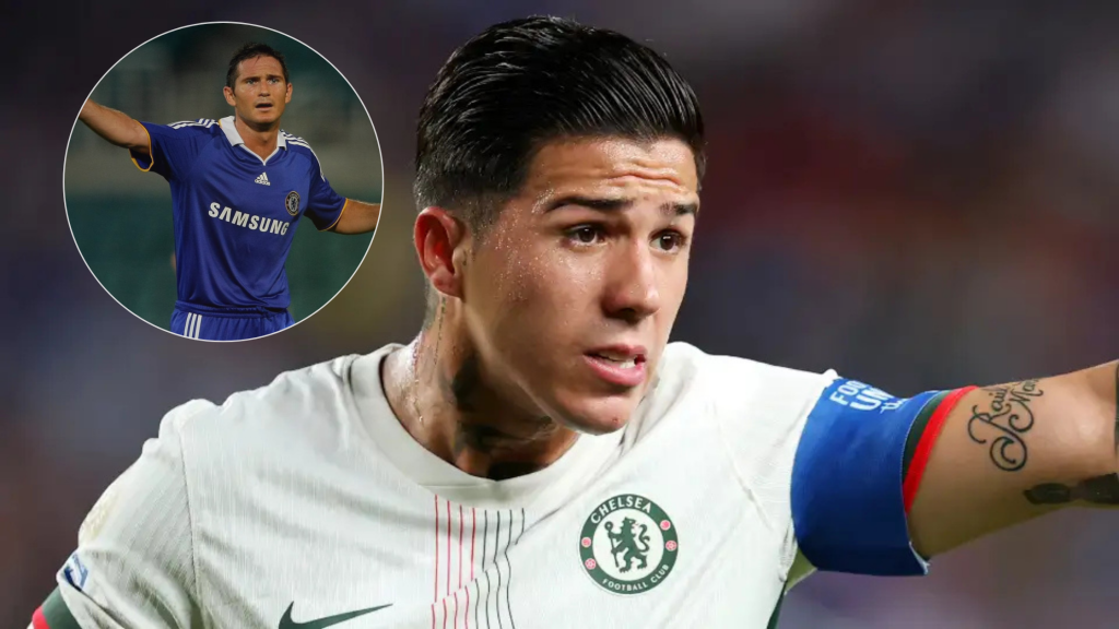 Поранешниот и сегашниот играч на Челси, Френк Лампард и Ензо Фернандез