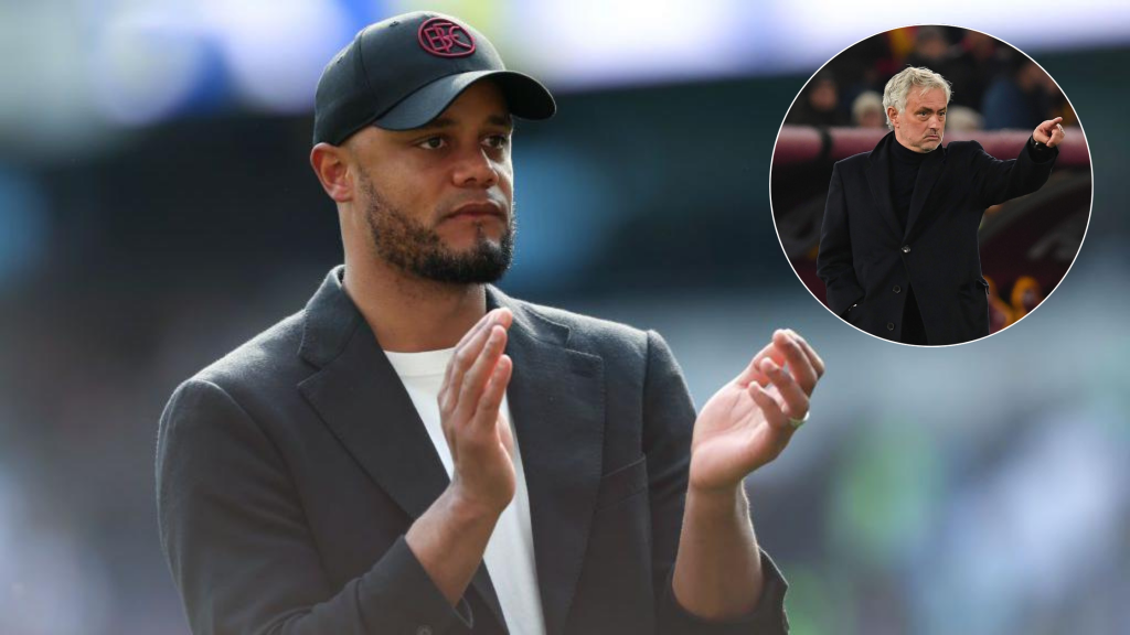 Тренерот на Баерн Минхен, Винсент Компани, и тренерот на Бенфика, Жозе Мурињо