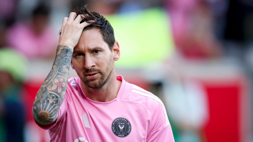 Играчот на Интер Мајами, Лионел Меси, разочаран