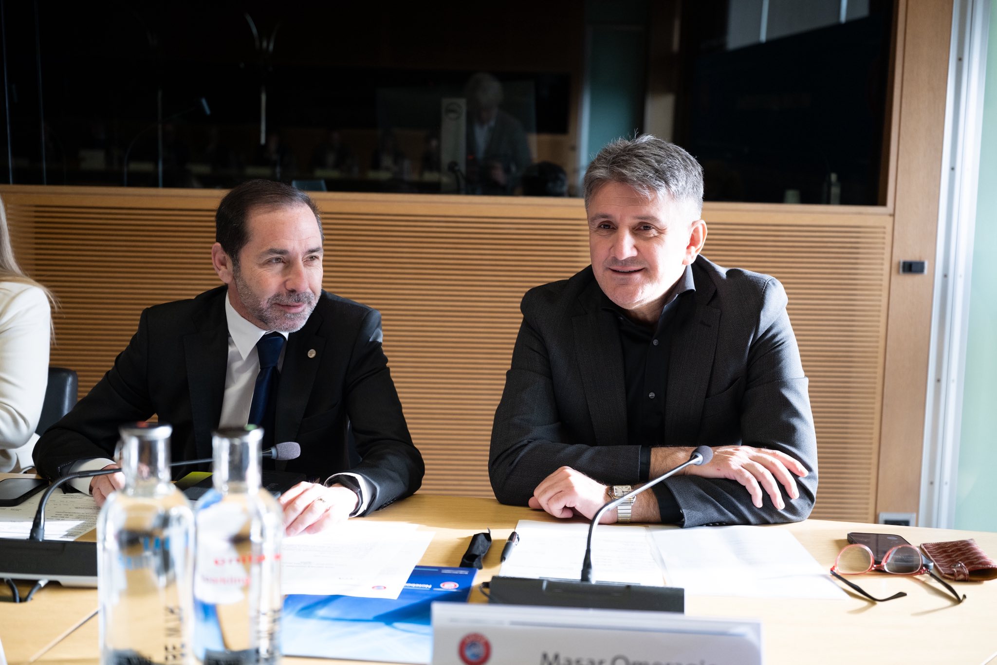 Првиот човек на ФФМ на состанок на „HatTrick“ во УЕФА