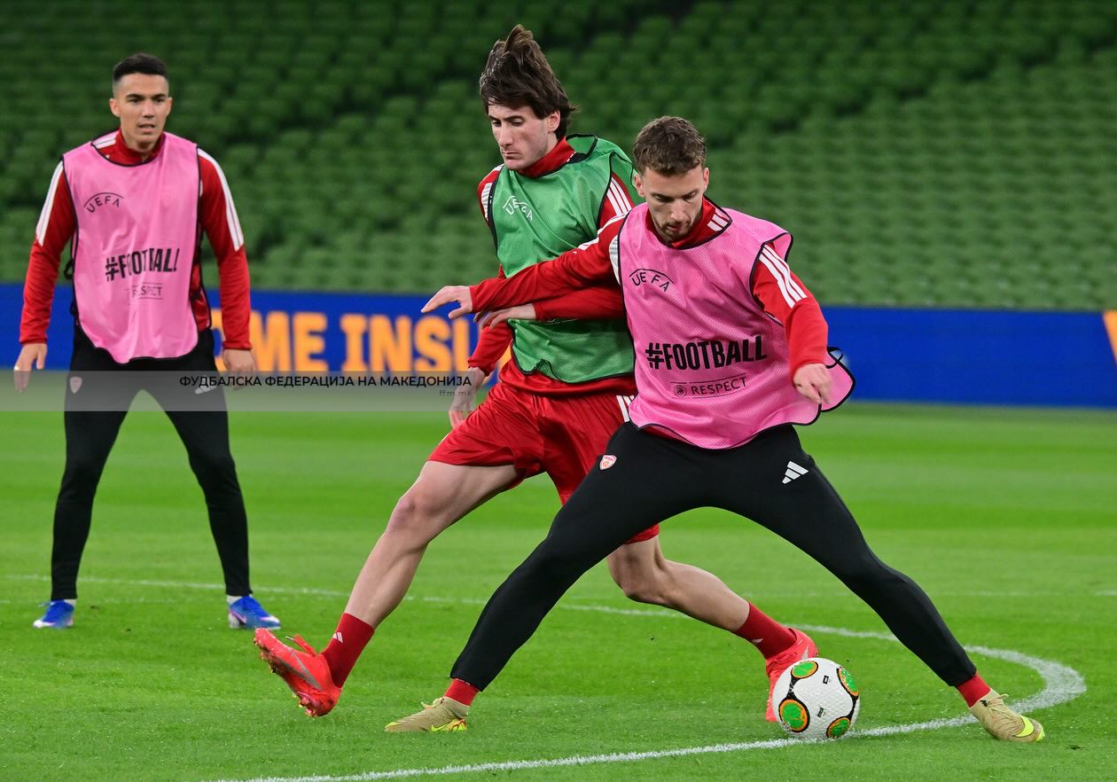 Необичен тест за лечење на раните на Ирска и Македонија во Даблин