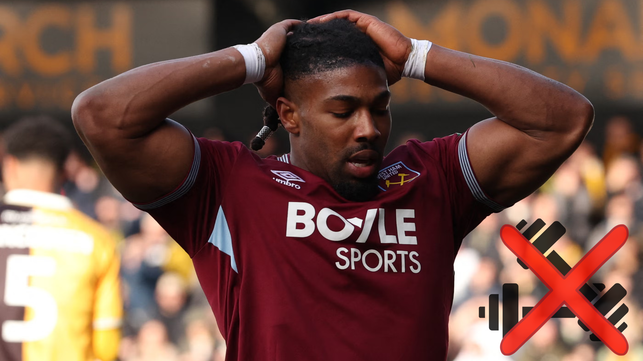 Играчот на Вест Хем, Адама Траоре, забрана за тежини