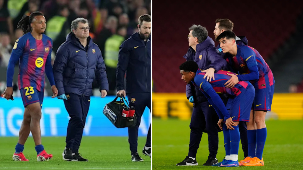 Играчите на Барселона, Жил Кунде и Алехандро Балде, повредени