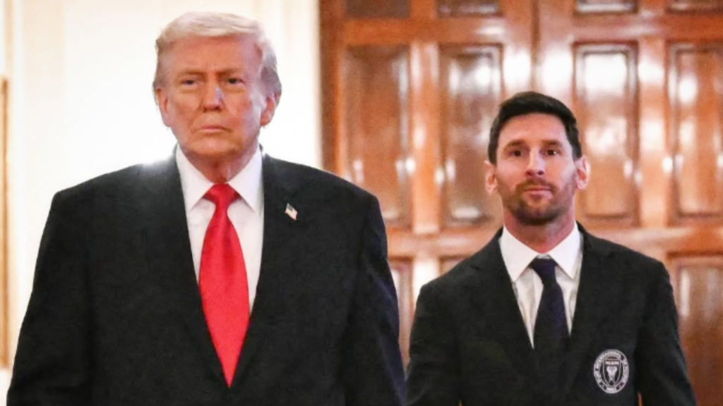Доналд Трамп и Лионел Меси