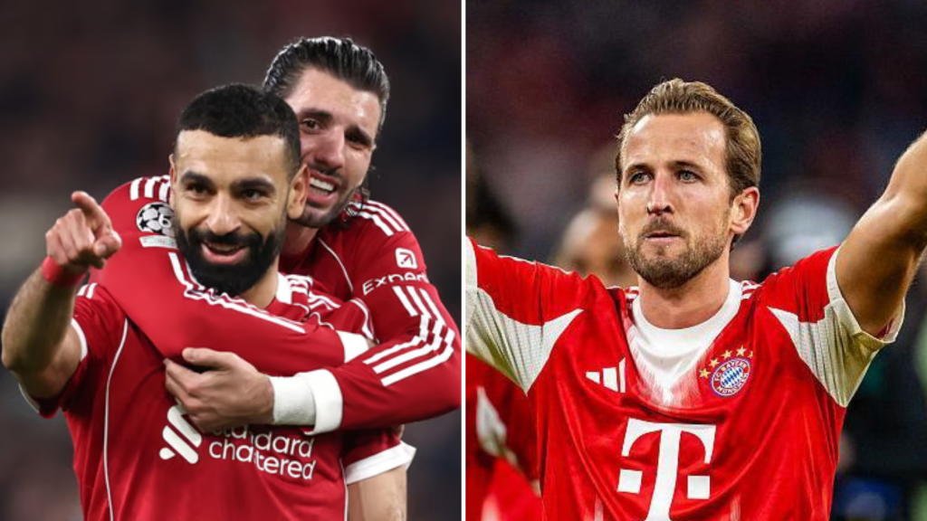 Играчот на Ливерпул, Мохамед Салах, и играчот на Баерн Минхен, Хари Кејн