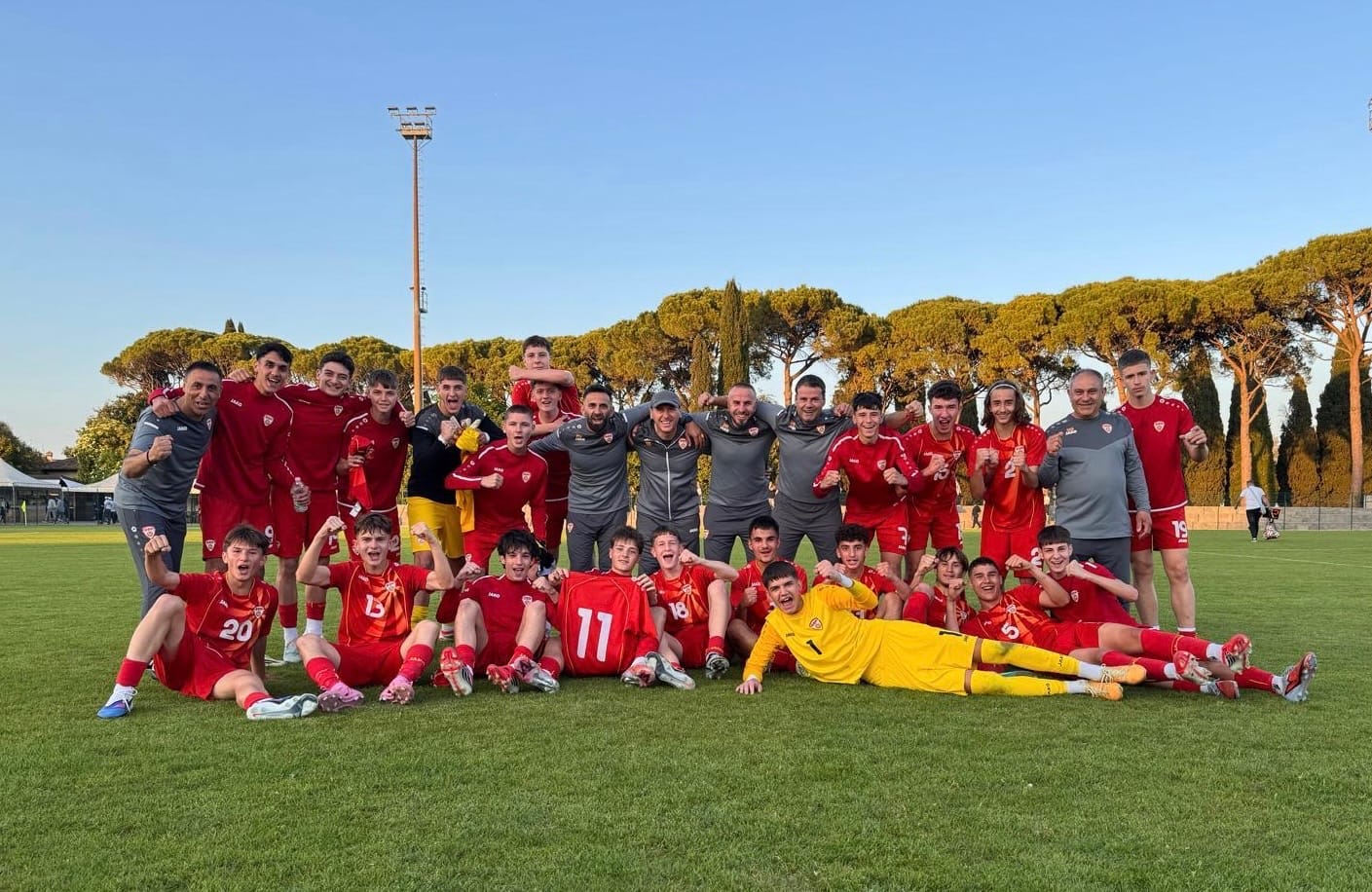 Македонија до 15 години со убедлив старт на турнирот во Италија