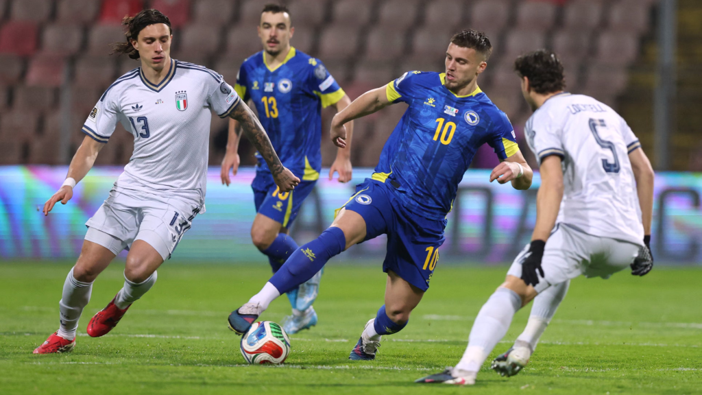 Дуел меѓу играчите на Босна и Италија