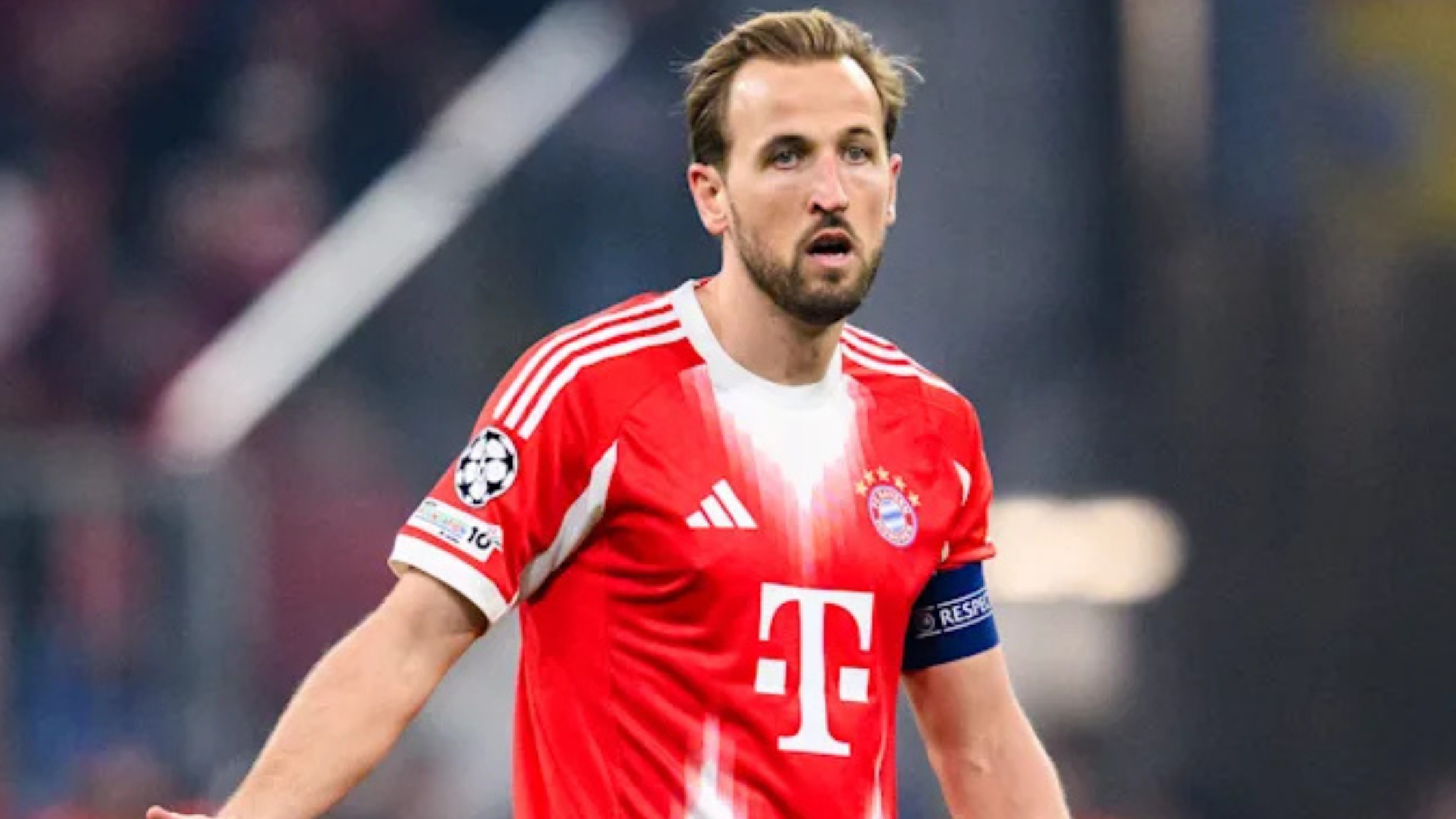 Хери Кејн фокусиран