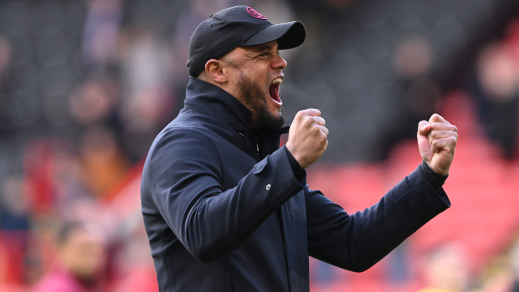 Винсент Компани радосен