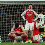 Тивок марш на Емирати: Арсенал го елиминираше Спортинг во сенка на баварскиот спектакл