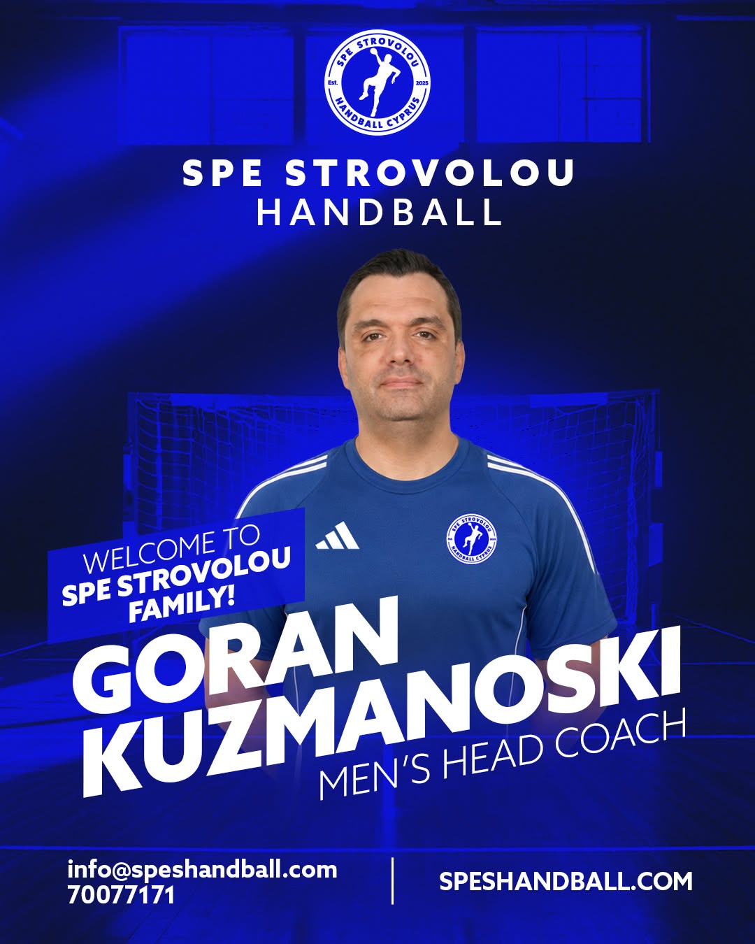 Горан Кузманоски е нов тренер на кипарски Строволу