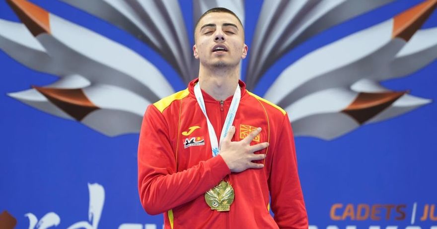 Матеј Белистојаноски со прво злато за Македонија од МИ во Таранто!