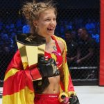 Алексовска со десет удари во низа и субмисија ја победи Гркинката на ФНЦ 34!